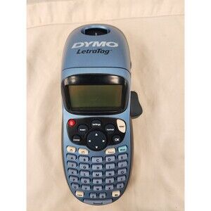 DYMO Letratag Handheld Label Maker LT-100H Blue Portable Tested Working